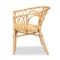 Baxton Studio Kaka Modern Bohemian Natural Brown Rattan Dining Chair 209-12790 - alternate 10